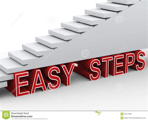 3d Stairs Easy Steps Stock Illustration Illustration Of Economy 28777648
