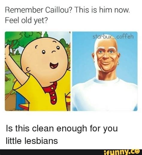 Remember Caillou This Is Him Now Feel Old Yet Is This Clean Enough