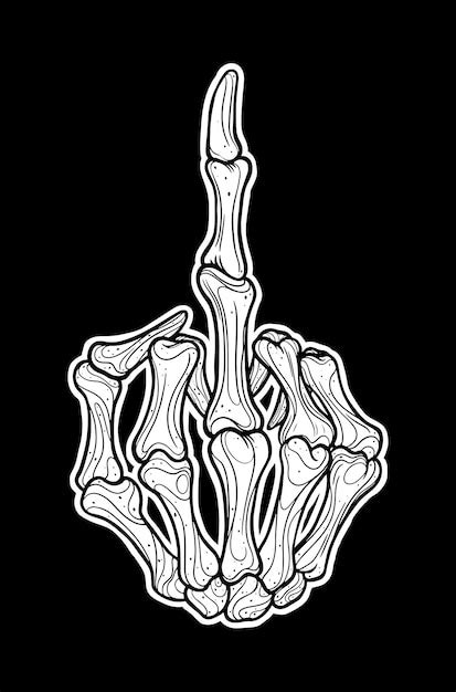 Top 82 Skeleton Middle Finger Wallpaper Best Incdgdbentre