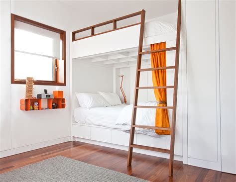 42 minimalist bedrooms that are gorgeous and practical. Clean And Minimalist Bunk Beds For Girl Room #5930 | House ...