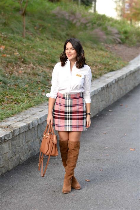 How To Wear A Plaid Mini Skirt For Fall My Style Vita