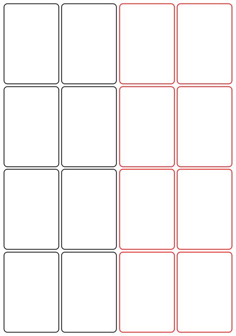 Free Playing Card Template For Word Printable Templates