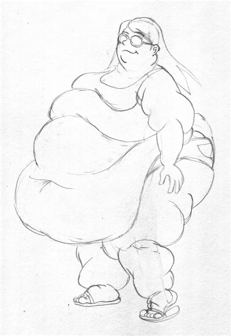 Fatgirl 15 Sketch By Thekoudelka On Deviantart