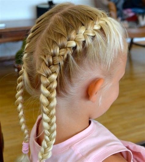 Wedding hairstyle for long hair. Flechtfrisuren für Kinder mit Anleitung - Perfekt für die ...