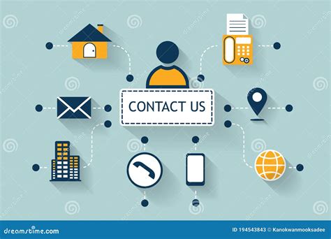 Contact Us Data Concept Stock Illustrations 533 Contact Us Data