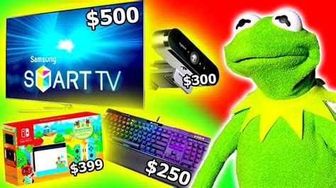 Kermit The Frog Buys 2000 Of Presents With My Credit Card Youtube