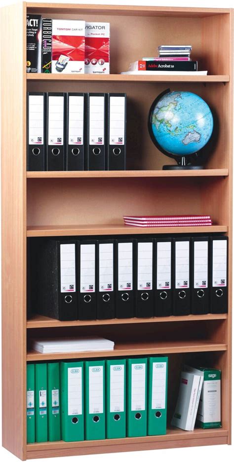 Monarch Open Bookcase With 1 Fixed And 4 Adjustable Shelves Height