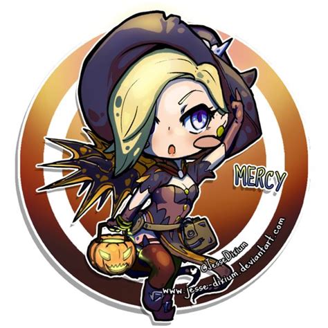 Mercy Halloween Overwatch Fan Art By Jesse Dixium On Deviantart