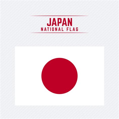 national flag of japan 2828081 vector art at vecteezy