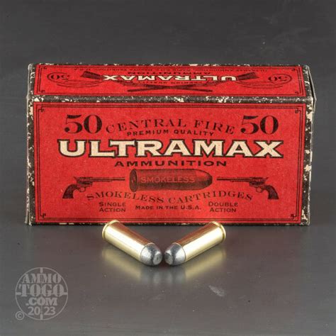 45 Long Colt Ammunition For Sale Ultramax 250 Grain Lead Round Nose