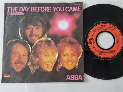SINGLE ABBA The Day Before You Came Vinyl Germany PicClick