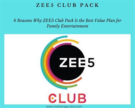 So, we will guide you on how to to download zee5 app for pc you need to download and install an android emulator like bluestacks. ZEE5 Club Pack: 6 Reasons Why ZEE5 Club Pack Is the Best ...