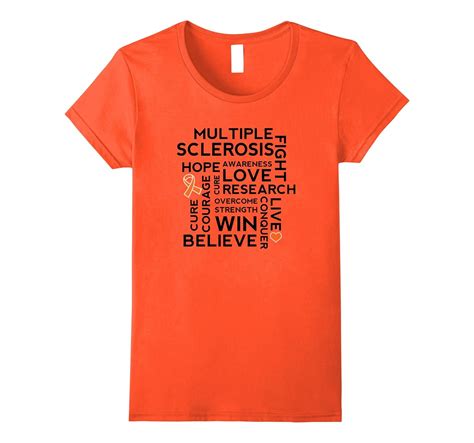 Multiple Sclerosis Awareness Month Ms Support Shirt 4lvs