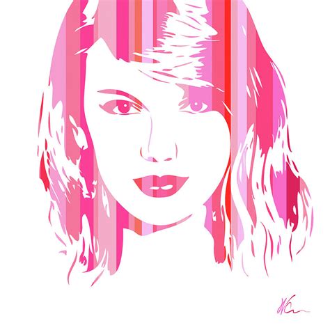Taylor Swift Pop Art Digital Art By William Cuccio Aka Wcsmack Fine