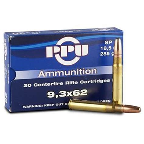 Prvi Partizan Ammunition 93x62mm Mauser 285 Grain Jacketed Soft Point