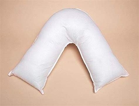 C Stores V Shaped Pillow Extra Cushioning Support For Head Neck And Back