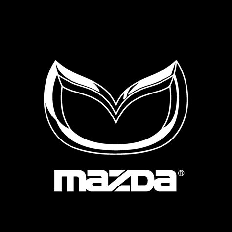 Mazda Logo Black And White 1 Brands Logos