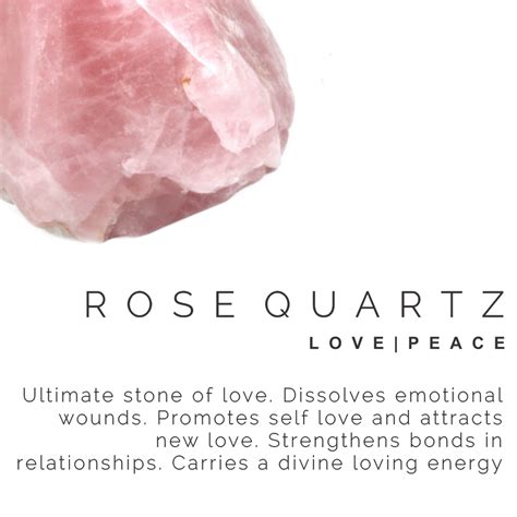 Rose Quartz Properties Corpsdop