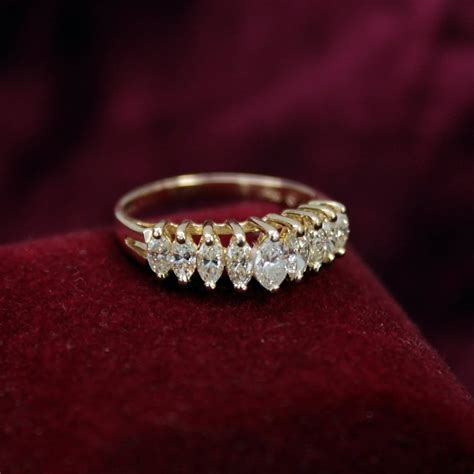 The Best 7 Marquise Diamond Anniversary Rings