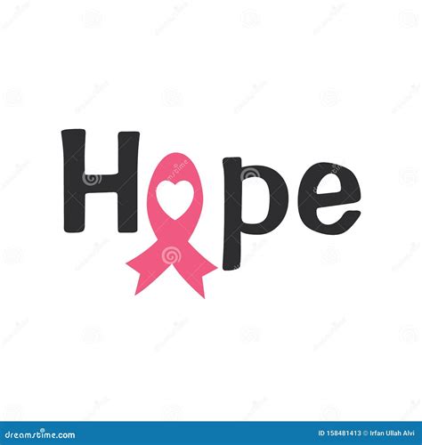 Breast Cancer Hope Design Fight Against Cancer Pink Ribbon Breast