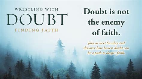 Wrestling With Doubt · Author And Pastor Adam Hamilton Books · Wrestling