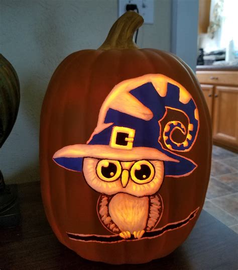 20 Cute Owl Pumpkin Carving