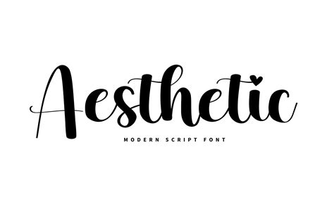 Aesthetic Font By Nurstudio · Creative Fabrica