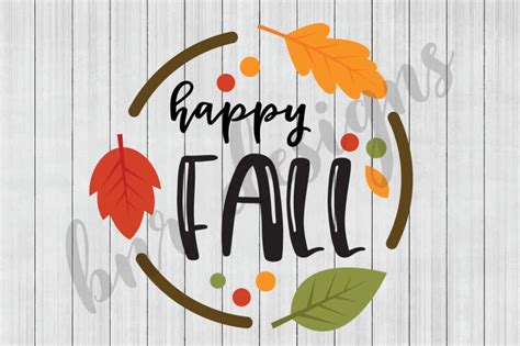 Free Fall SVG, Autumn SVG, SVG Files, DXF File Crafter File