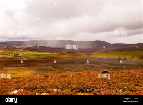 Rainbow In The Scottish Highlands Stock Photo Alamy