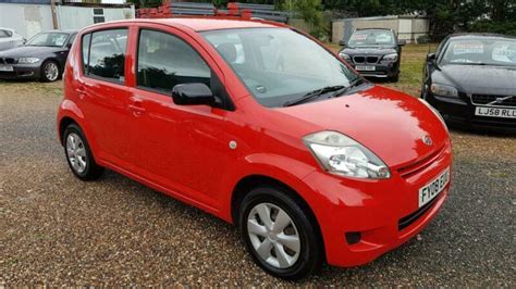 Daihatsu Sirion S Dr Red Hatchback Petrol Manual In Lincoln