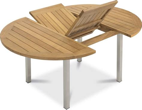 Ausziehbarer gartentisch aus teak massivholz rund. Morosi Florida Gartentisch,Rund, Ausziehbar, Teak ...