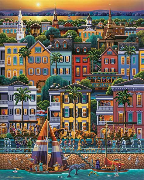 Eric Dowdle Folk Art Puzzles Jigsaw Puzzles For Adults Puzzle Art