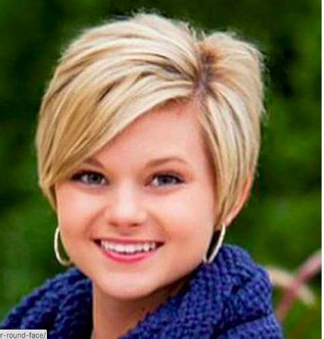10 Fat Person Short Hairstyles For Round Faces With Double Chin