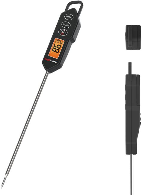 Thermopro Digital Instant Read Meat Thermometer Black Tp01hw Best Buy