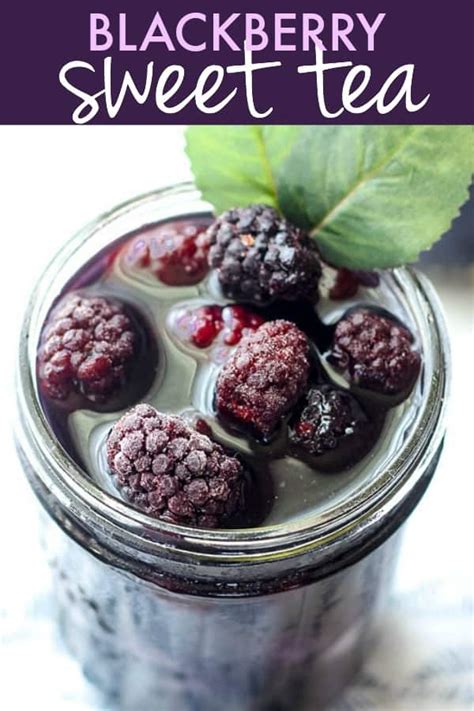 Blackberry Sweet Tea Recipe Belle Of The Kitchen