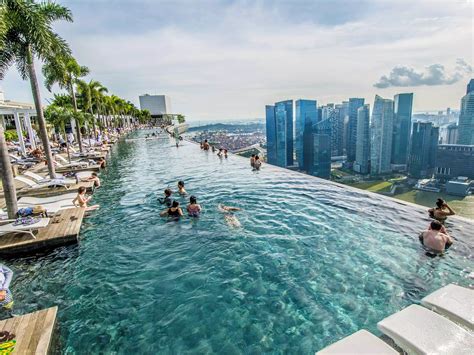 The Marina Bay Sands Hotel In Singapore Has A Stunning Infinity Rooftop