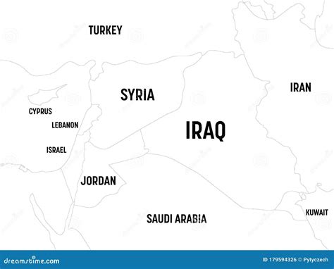 Mapa Del Oriente Medio Alto Mapa Político Detallado De La Región Del