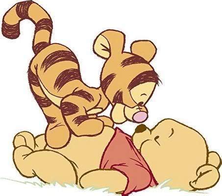 You are already halfway of the tutorial how to draw baby winnie the pooh. Baby Pooh and Baby Tiger