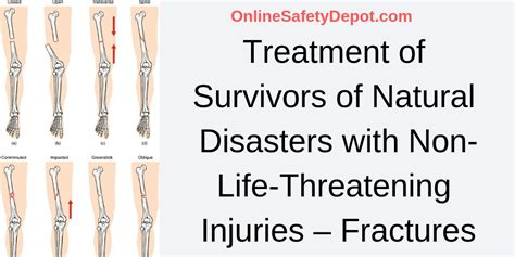 Treatment Of Survivors Of Natural Disasters With Non Life Threatening