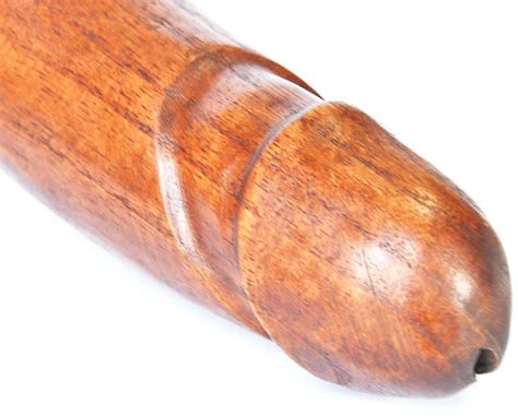 Wooden Penis Ashtray Feelt