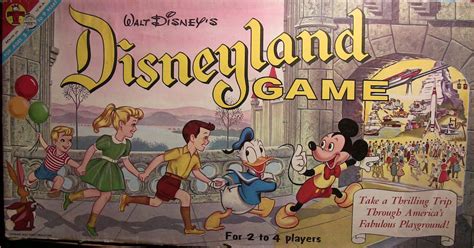 Walt Disneys Disneyland Game Board Game Boardgamegeek