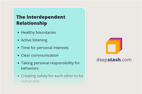 The Interdependent Relationship Deepstash