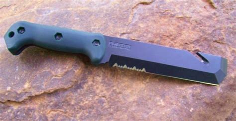 Ka Bar Becker Tac Tool 7 Carbon Steel Blade Rescue And Ta Flickr