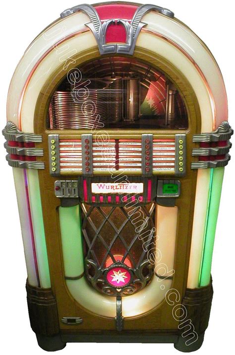 An Old Fashioned Jukebox Machine With Neon Lights On The Front And Side