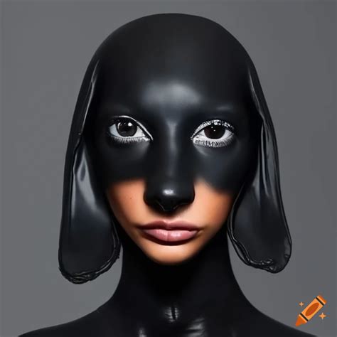 fashionable kendall jenner inspired dachshund mask
