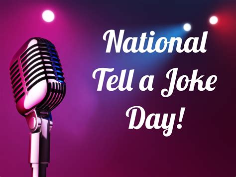 August 16th National Tell A Joke Day Jokes National Neon Signs