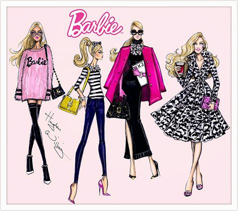 Hayden Williams Fashion Illustrations Barbie Style Collection By