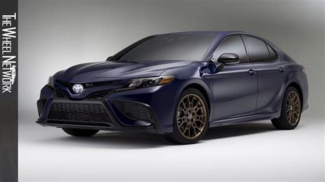 2024 Toyota Camry Se Nightshade Resevoir Blue Exterior Interior