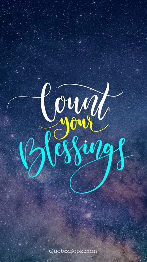 Count Your Blessings Quotesbook
