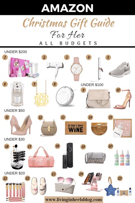 25 Amazon Gift Ideas for Her for All Budgets  Living In Heels